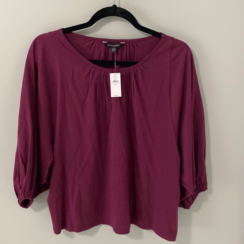 Banana Republic Factory Maroon blouse, XXS